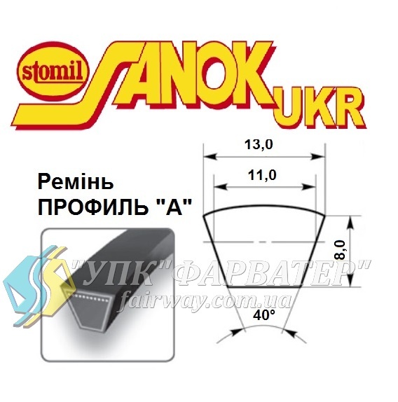 Ремень А3150 Stomil