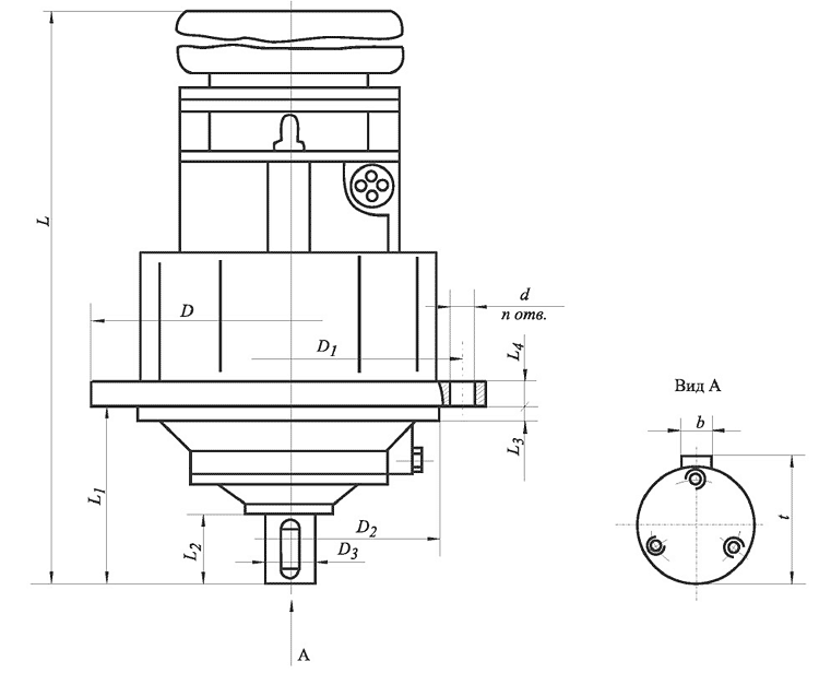  Мотор-редуктор  МР-3-500 